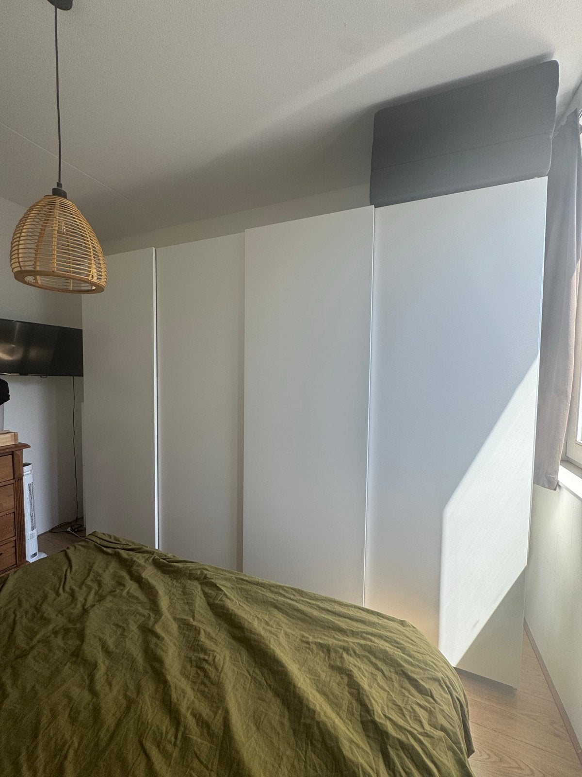 Ruime PAX kledingkast met schuifdeuren, Huis en Inrichting, Kasten | Kledingkasten, Ophalen, Gebruikt, 200 cm of meer, 200 cm of meer
