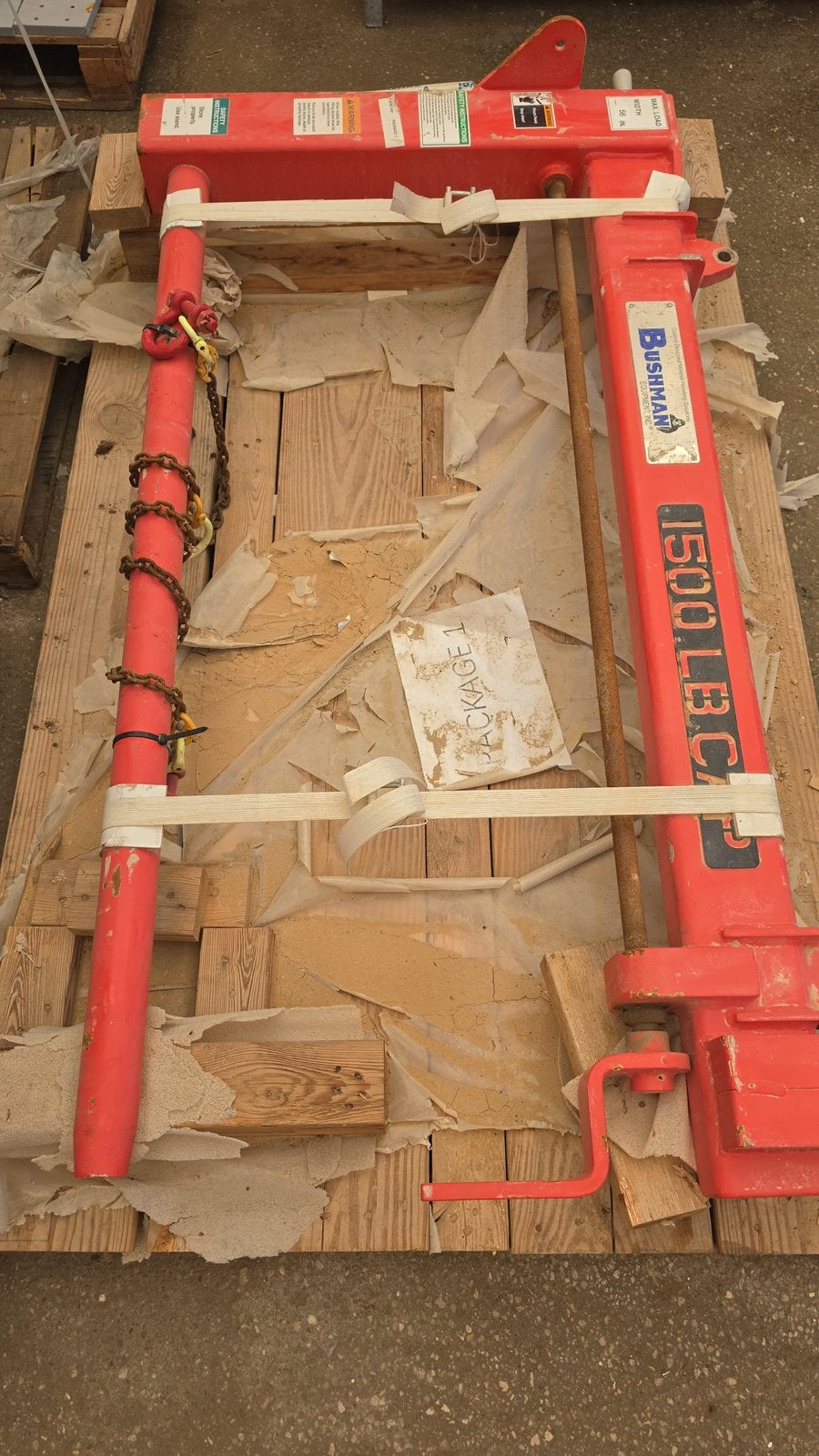 Bushman pallethaak (2 stuks), Ophalen, Gebruikt