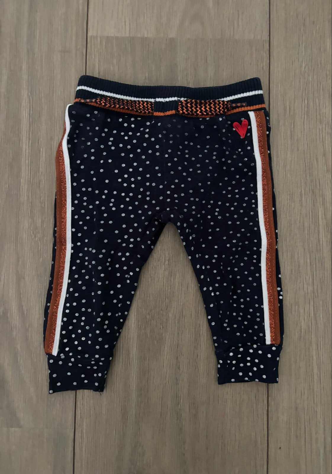 Babykleding meisje Dirkje broek blauw met zijstreep maat 62, Verzenden, Zo goed als nieuw, Meisje, Broekje