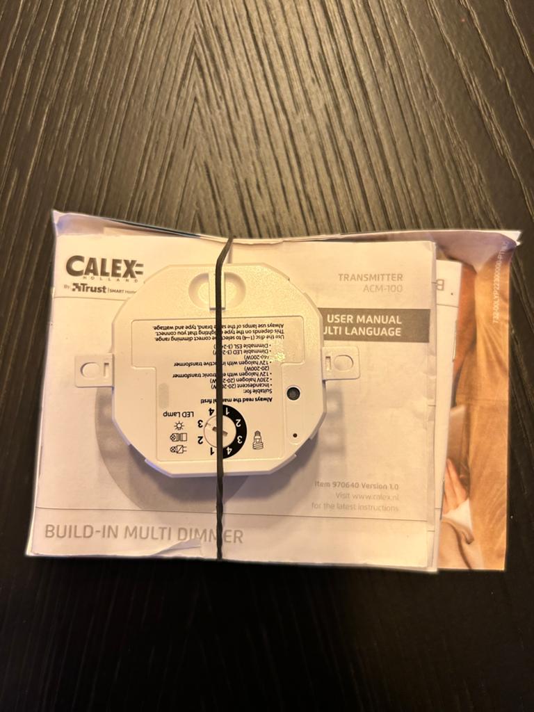 Calex Smart Inbouwdimmer ACM-100 (KlikAanKlikUit), Ophalen of Verzenden, Zo goed als nieuw, Schakelaar