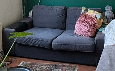 Ikea Kivik tweezits bank, Ophalen, Gebruikt, 150 tot 200 cm, Tweepersoons