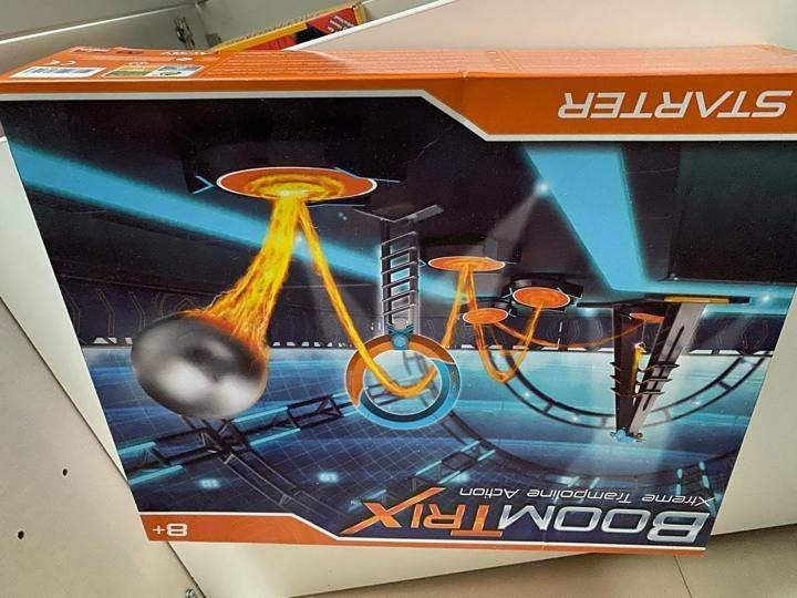Boomtrix Starter Set - Xtreme Trampoline knikkerbaan 8+, Ophalen of Verzenden, Zo goed als nieuw, Overige merken