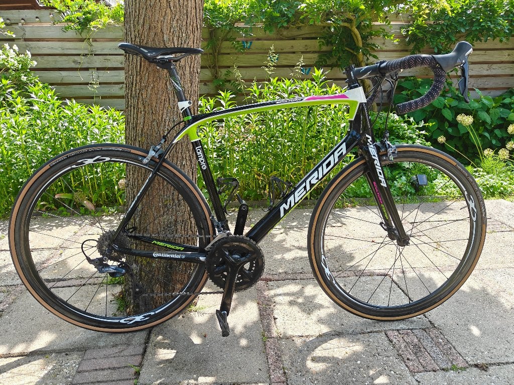 Merida Scultura 905  met carbon wielen, Fietsen en Brommers, 28 inch, Gebruikt, Carbon, Meer dan 20 versnellingen