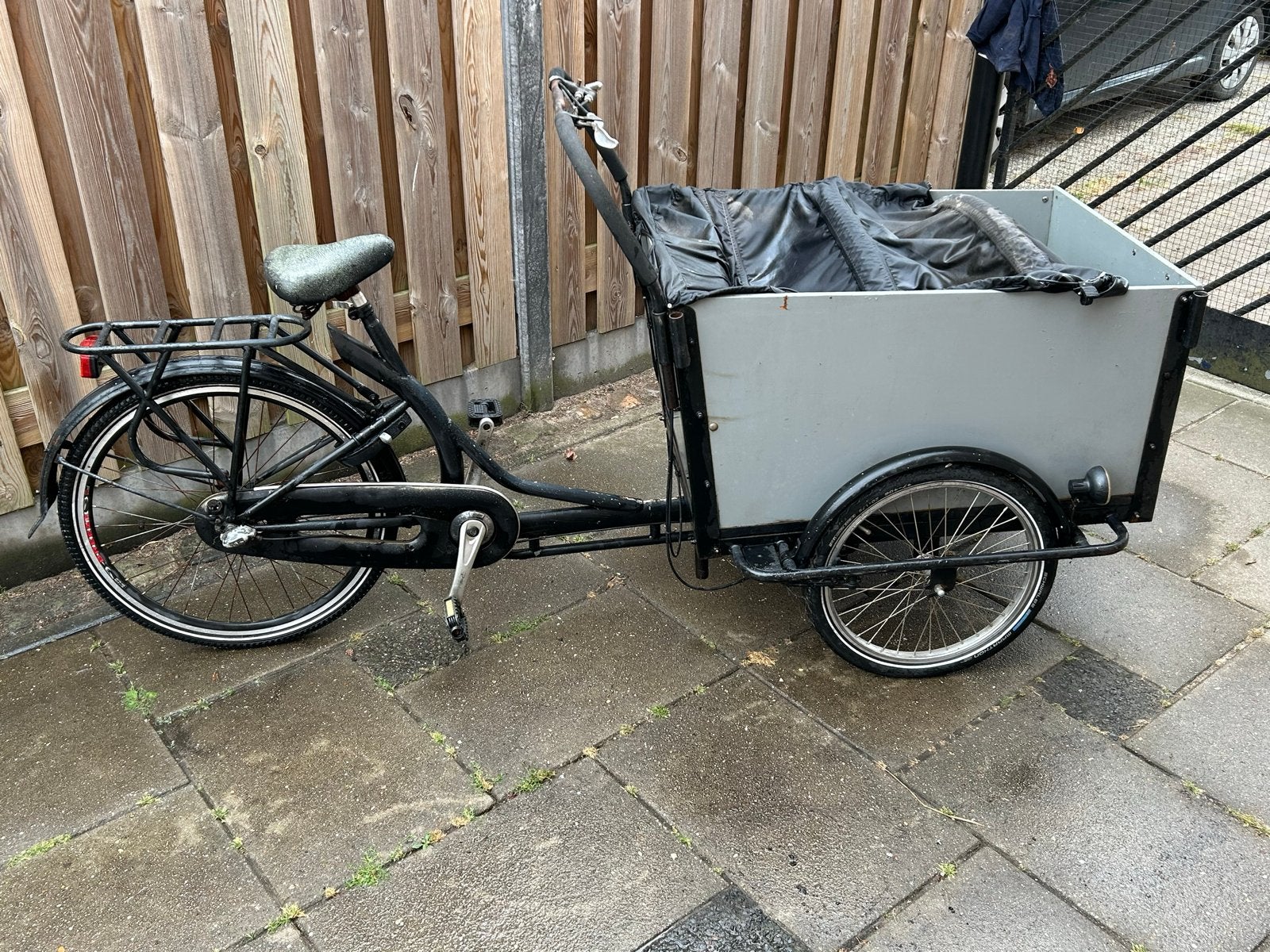 Bakfiets project met extra onderdelen - opknapper, Fietsen en Brommers, Ophalen, Gebruikt, Goederen, Overige merken