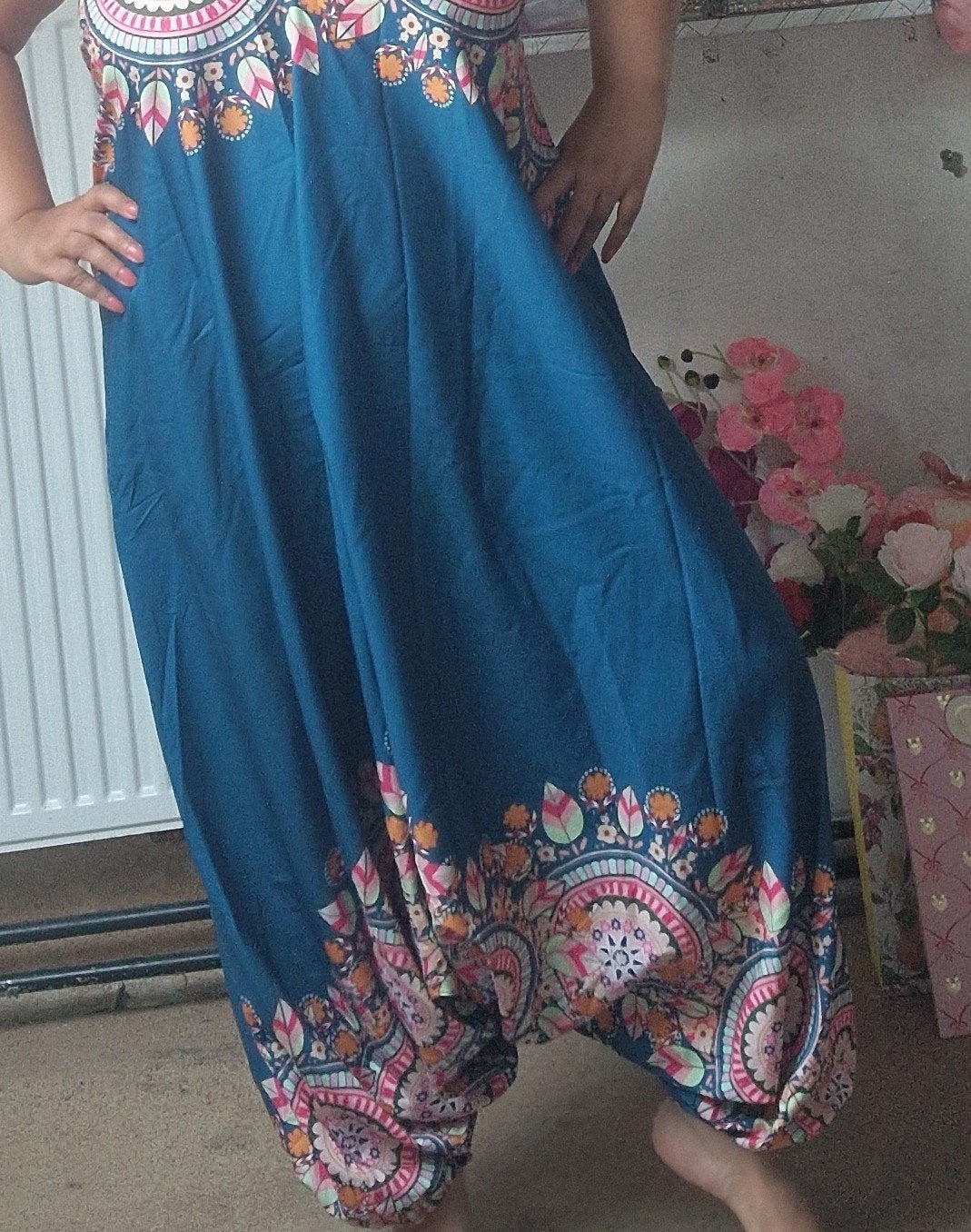 Nieuwe Harem Jumpsuit - Maat XL, Kleding | Dames, Jumpsuits, Ophalen of Verzenden, Nieuw, Maat 46/48 (XL) of groter, Blauw