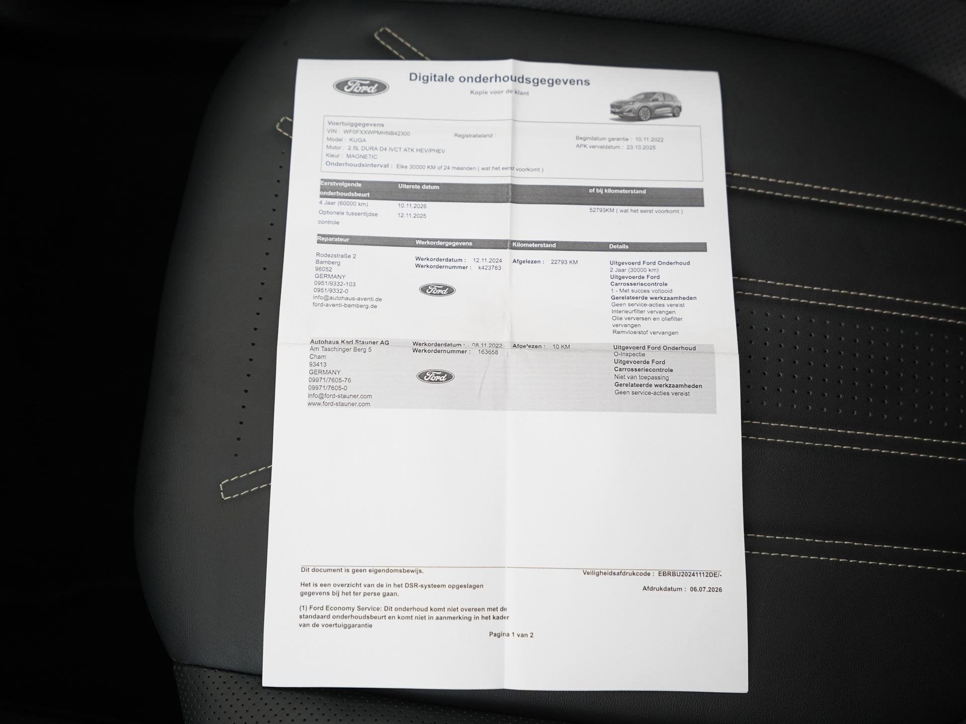 Foto 52 van Ford Kuga 2.5 PHEV Vignale | Panoramadak | ACC | Head Up | Z