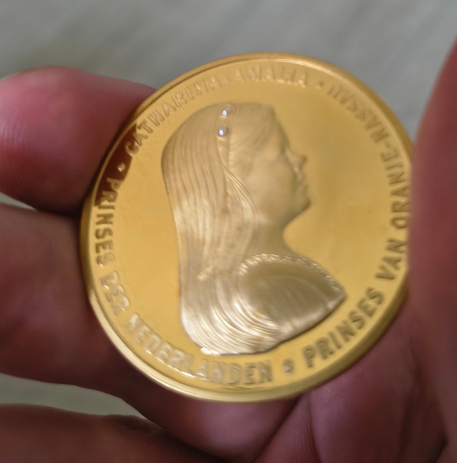 prinses van oranje nassau zeldzame munt 
Catharina Amalia, Ophalen, Koningin Beatrix, Overige waardes, Goud