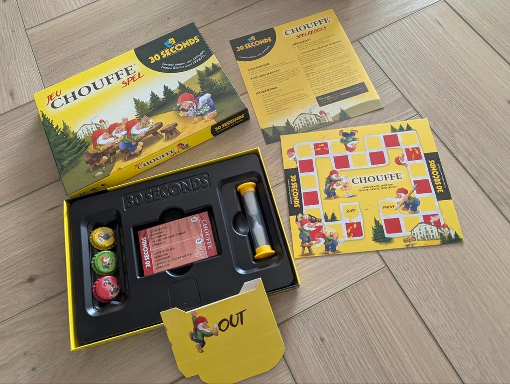 Jeu Chouffe spel, 30 seconds, Ophalen of Verzenden, Zo goed als nieuw