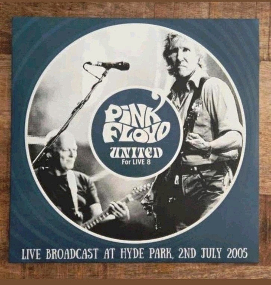 Lp pink floyd united for live 8, Cd's en Dvd's, Ophalen of Verzenden, Zo goed als nieuw, 12 inch