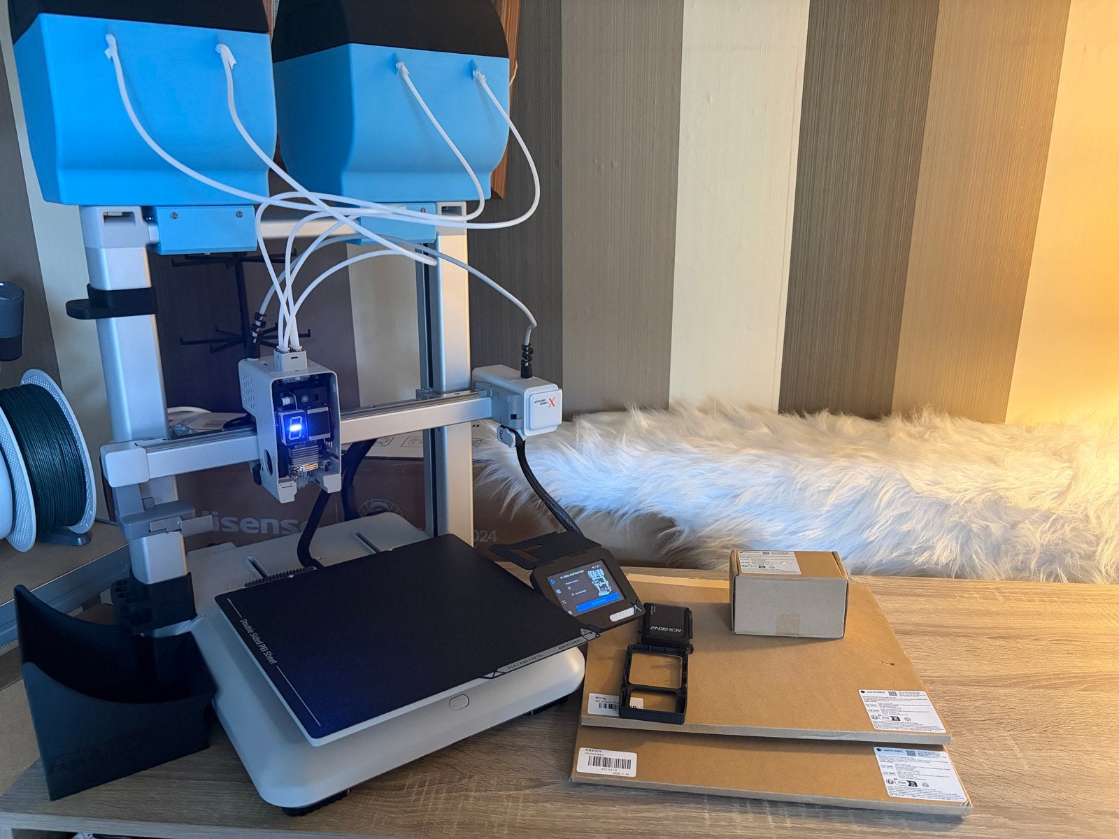 Anycubic Kobra X 3D-printer + Nieuwe Hotend & Platen, Computers en Software, 3D Printers, Ingebouwde Wi-Fi, Ophalen of Verzenden