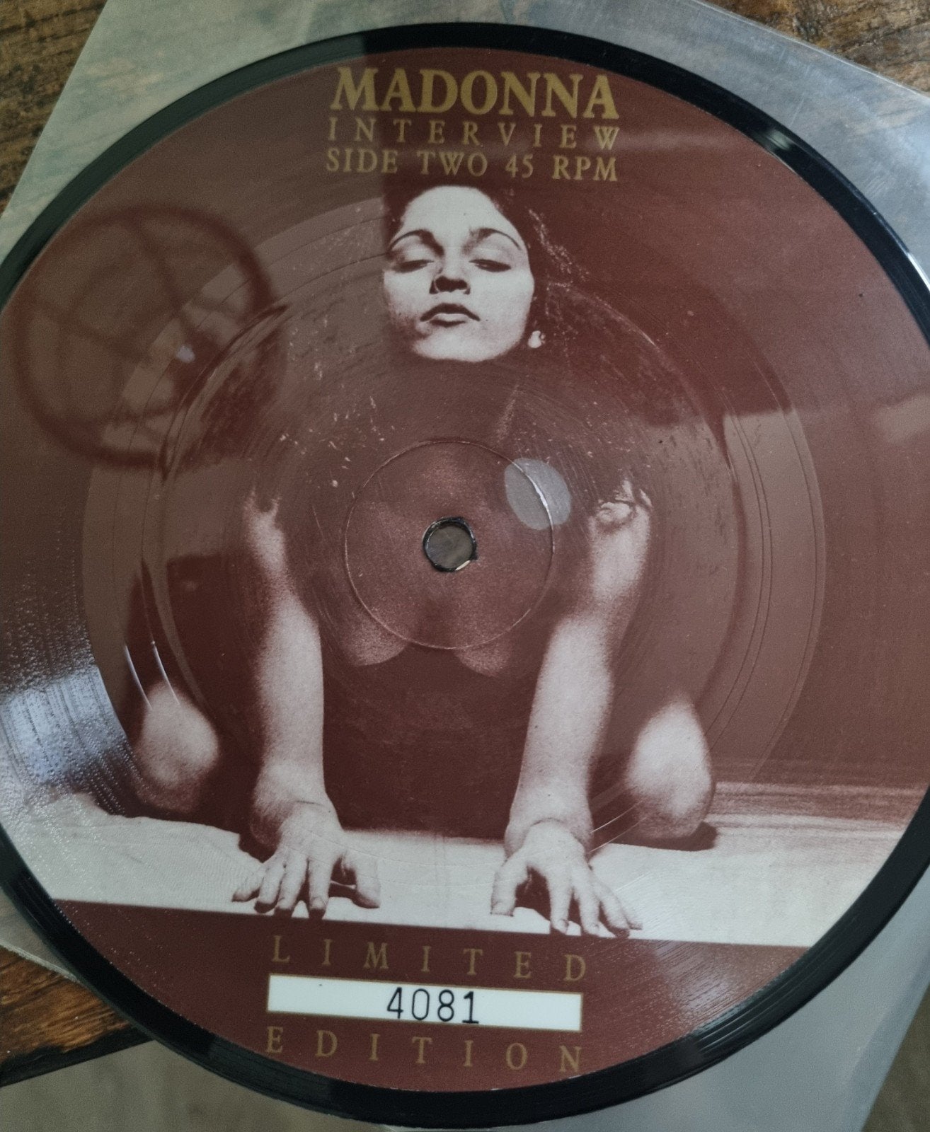 Limited Edition Picture Disc Interview Madonna, Picture disc, Ophalen of Verzenden