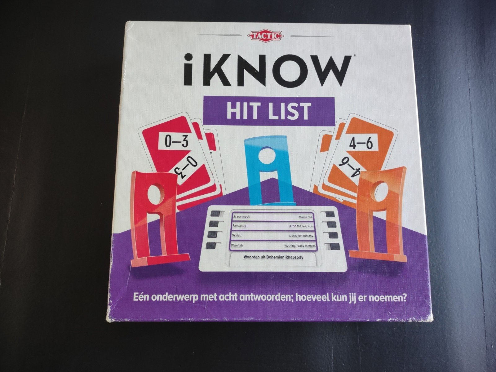 IKnow Hitlist - een spel van Tactic, Hobby en Vrije tijd, Gezelschapsspellen | Bordspellen, Vijf spelers of meer, Ophalen of Verzenden