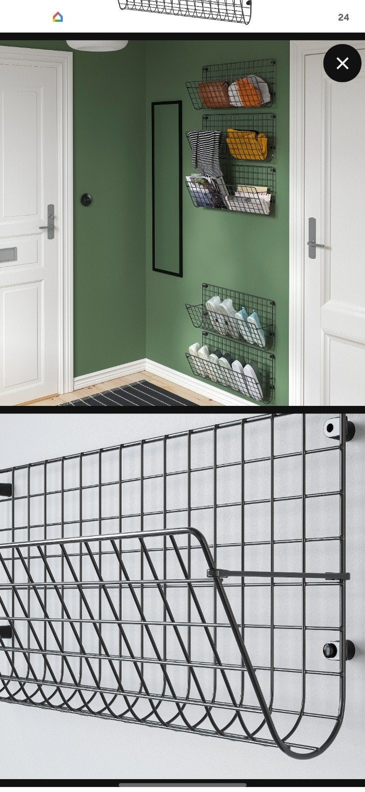 IKEA GREJIG Hallway shoe racks, Ophalen