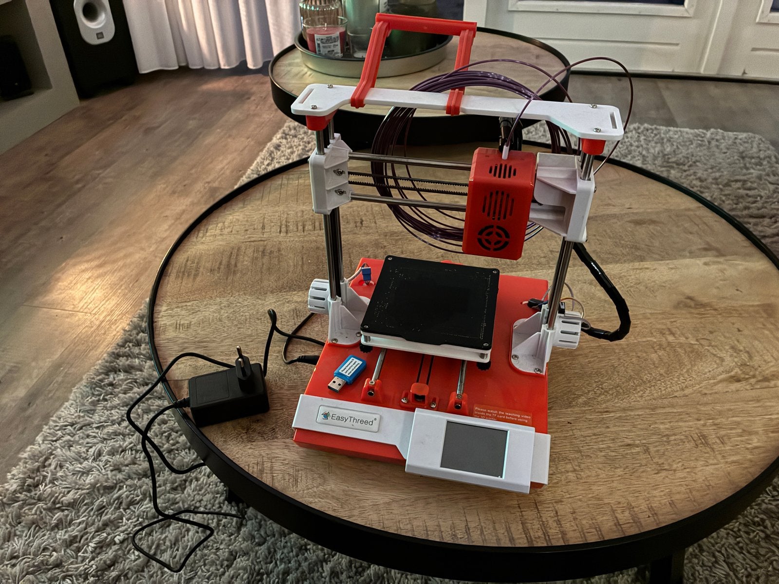 Easythreed K6 3D Printer - Compact en Gebruiksvriendelijk, Ophalen of Verzenden, Gebruikt, Filament