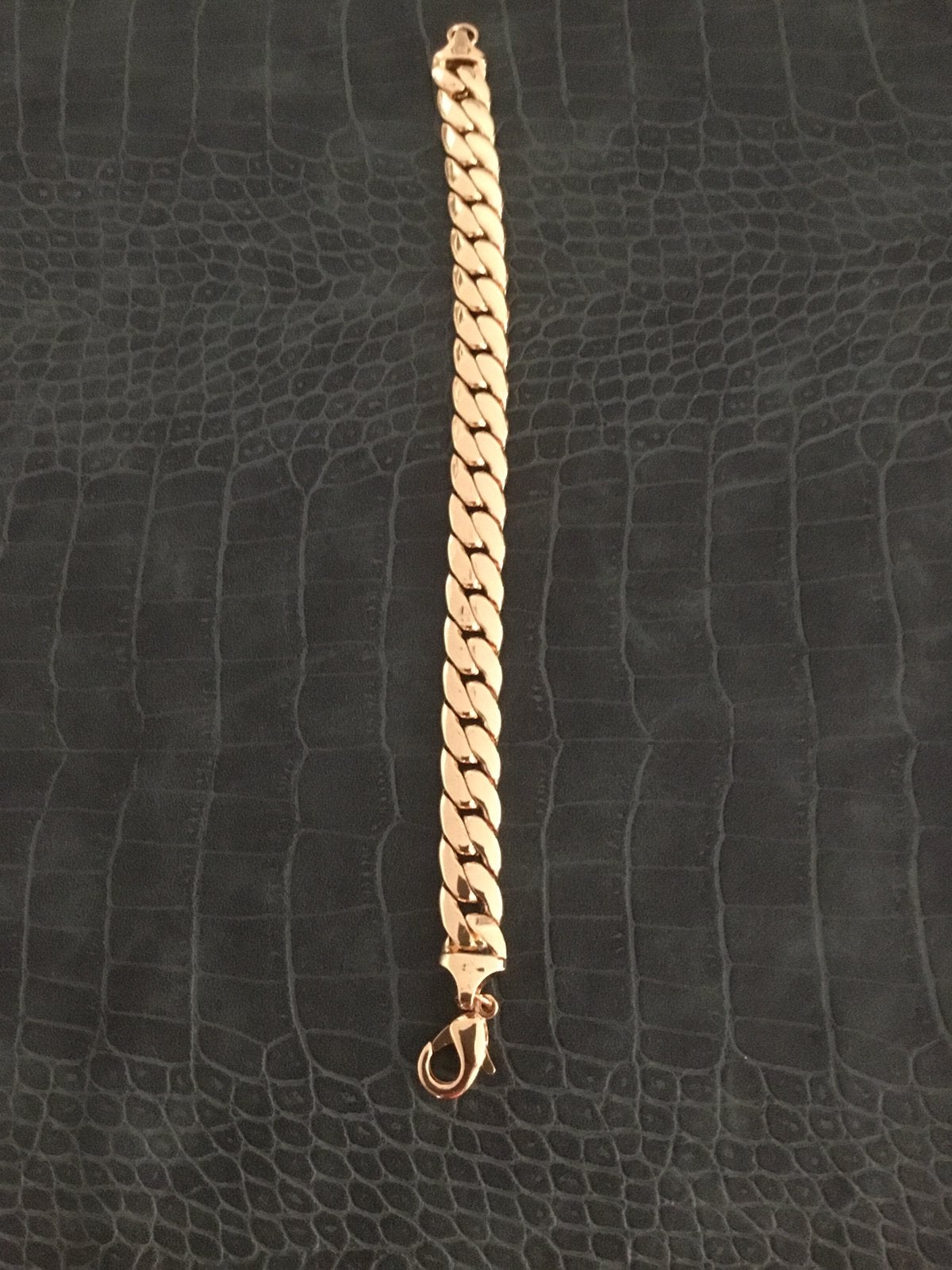 Herenarmband, Ophalen of Verzenden, Zo goed als nieuw, Goud