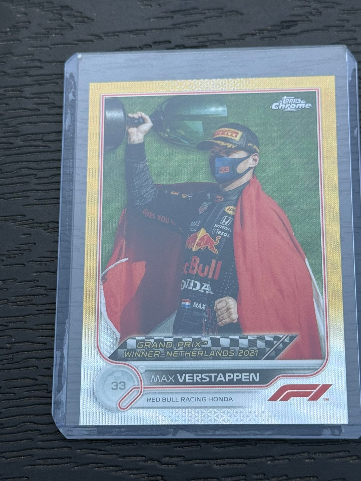 Topps Chrome F1 2022-Max Verstappen Gold Refractor 02/50#163, Ophalen of Verzenden, Zo goed als nieuw