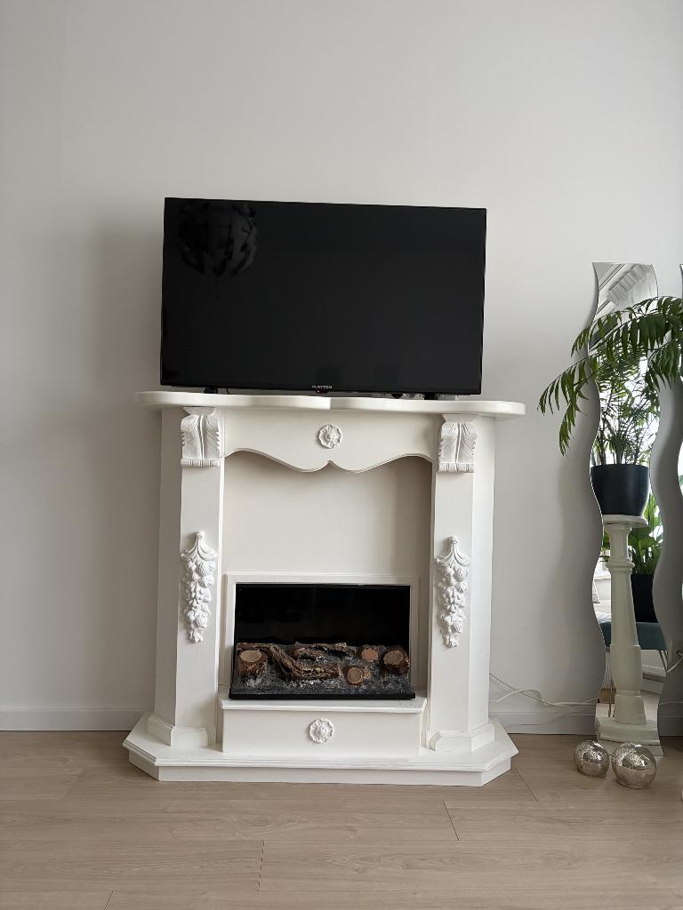Openhaard elektrisch opknapper (hhw), Huis en Inrichting, Haarden, Gebruikt, Elektrische haard, Ophalen