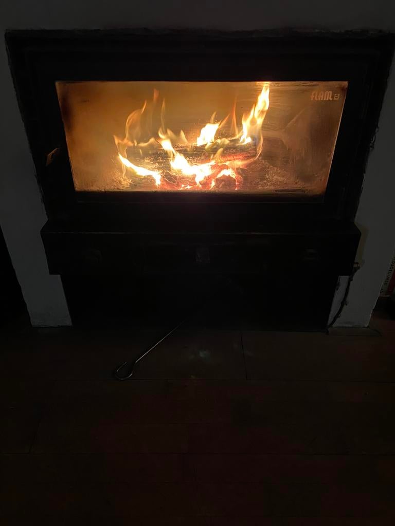 Houtkachel Flam, Ophalen of Verzenden, Gebruikt, Hout, Houtkachel