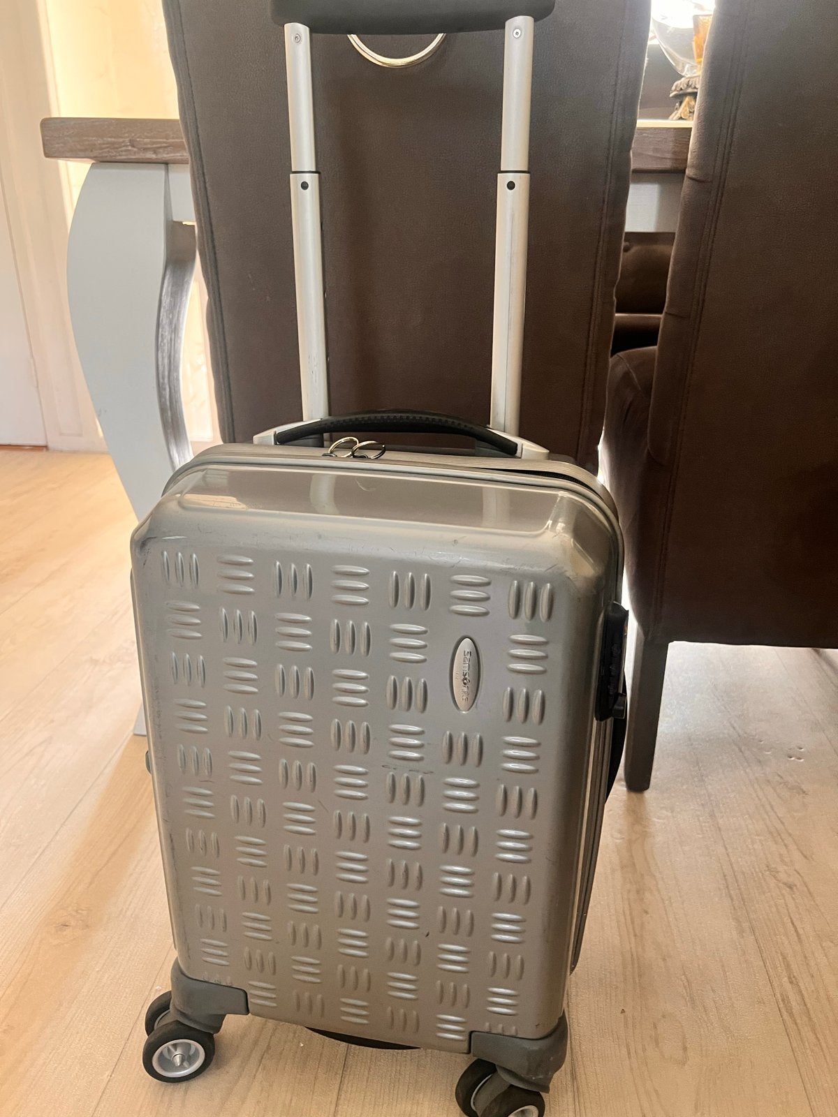 Samsonite Koffer - Handbagage formaat, Gebruikt, 50 tot 60 cm, Hard kunststof, Slot