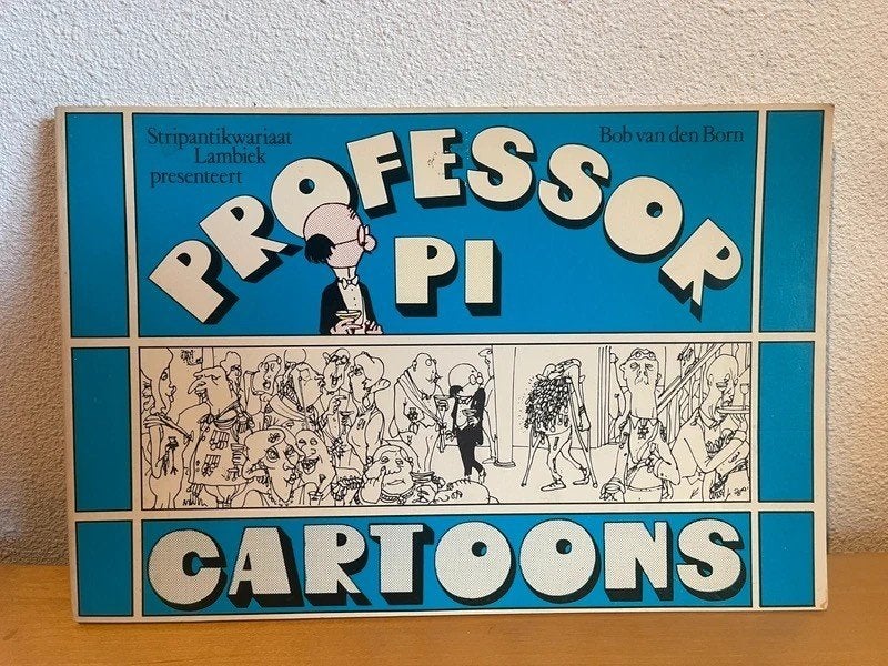 Professor Pi Cartoons – Bob van den Born – Lambiek, Eén stripboek, Ophalen of Verzenden, Gelezen