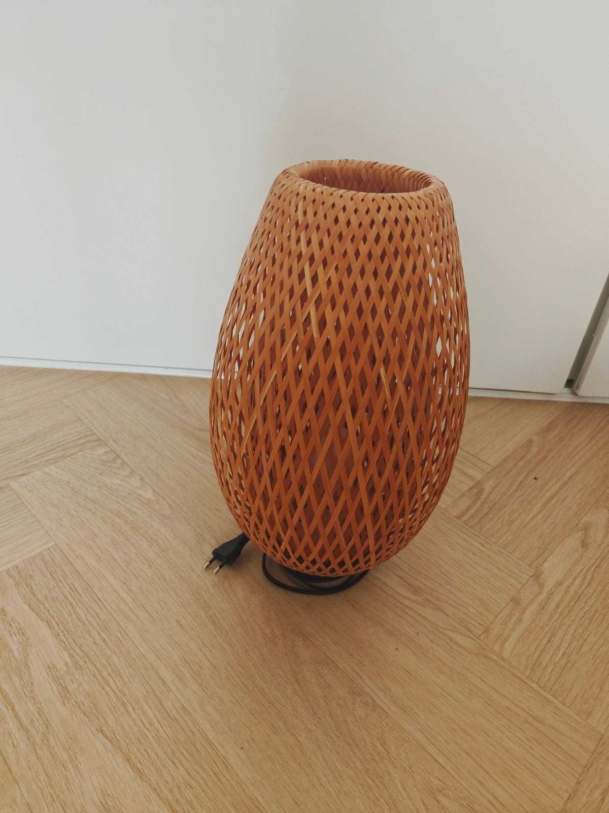 Rieten tafellamp - ikea, Met schakelaar, Bohemian, Overige merken, Gebruikt