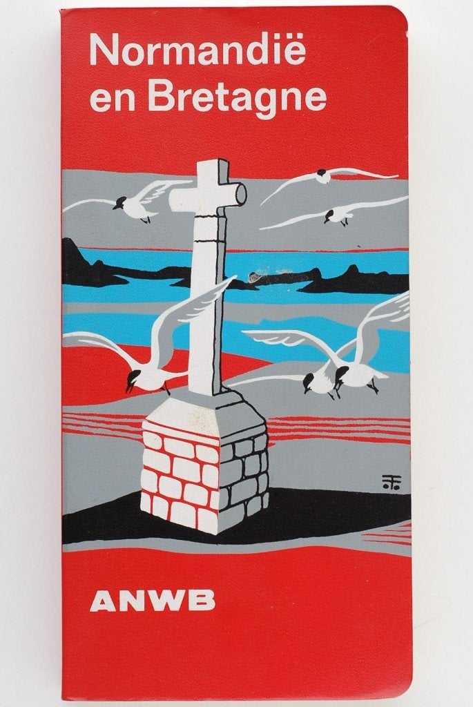 Normandie en Bretagne - Reisgids ANWB jaren 70, Verzenden, Europa, Zo goed als nieuw, Reisgids of -boek
