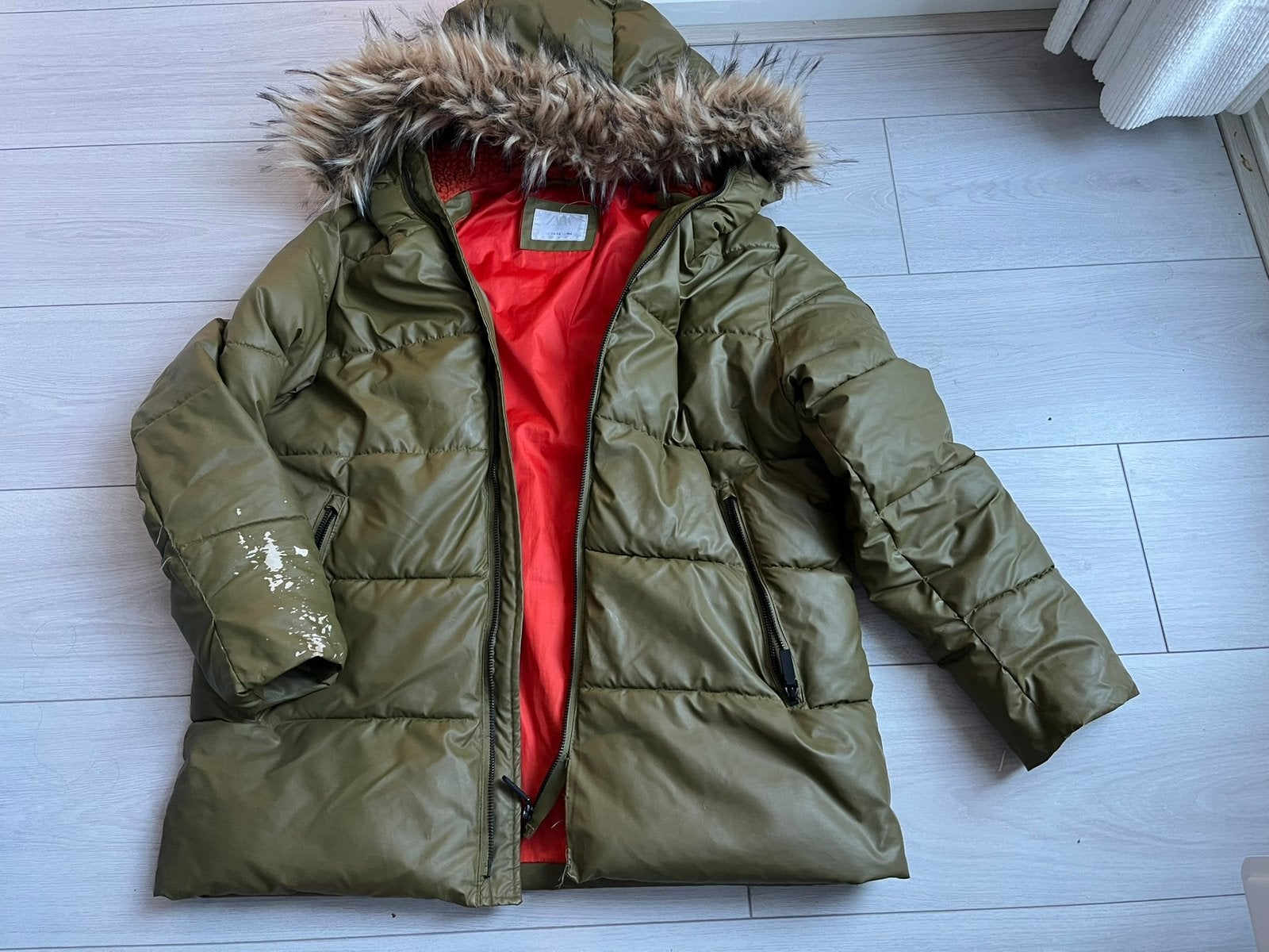Zara winterjas mast 164, Ophalen of Verzenden, Gebruikt, Jongen, Jas