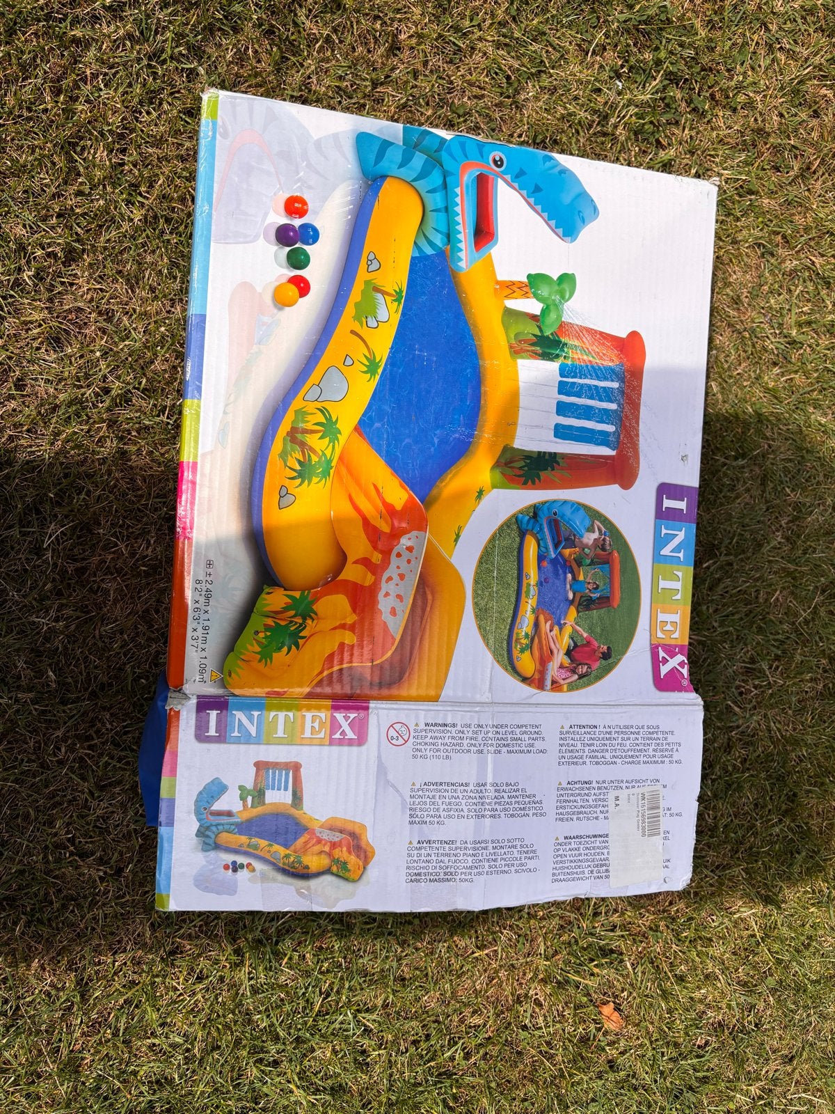 Intex Dinosaur Play Center - Opblaasbaar Zwembad, Ophalen, Gebruikt