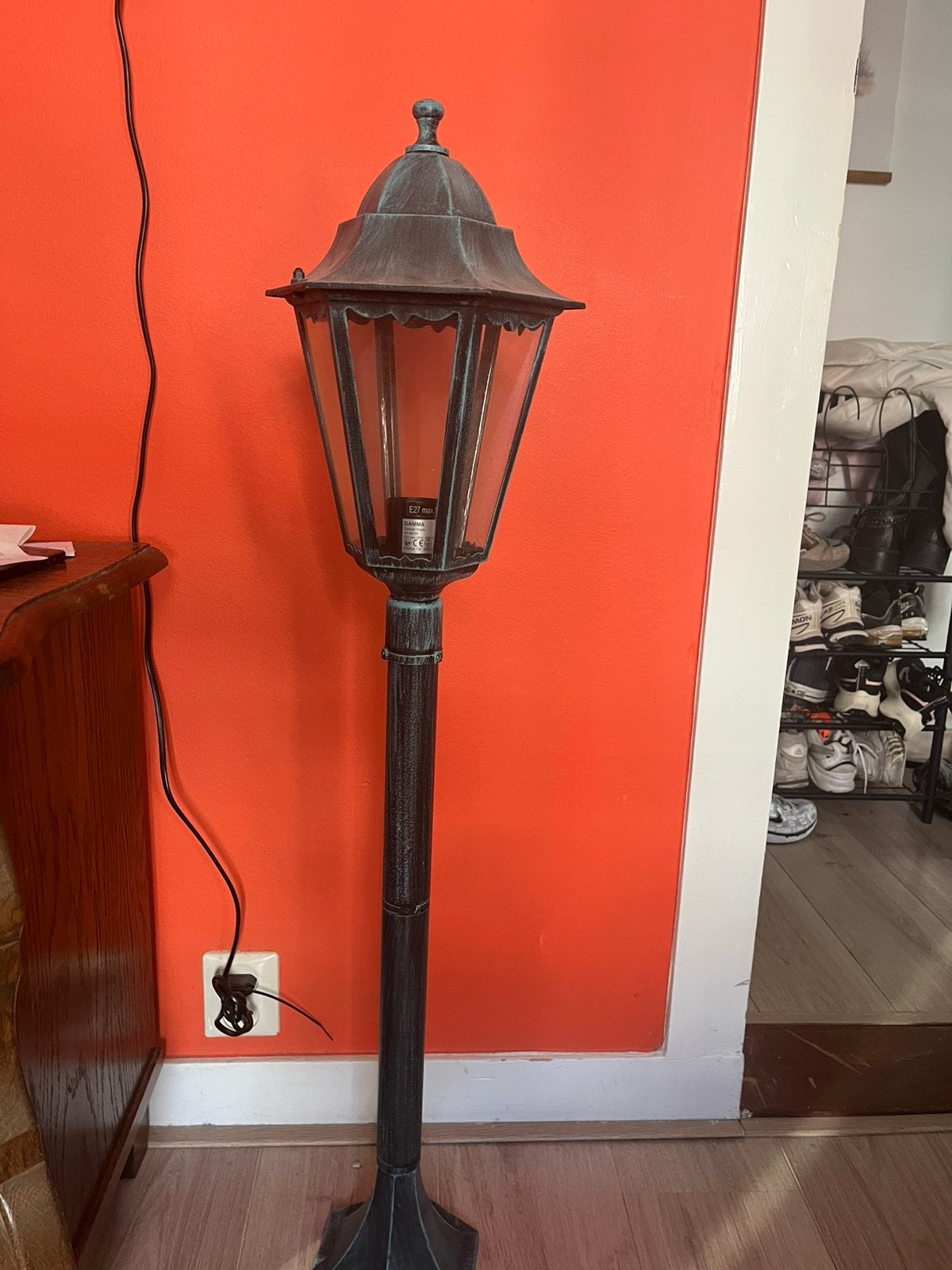 GAMMA tuinpaal Ontario 1-lichts aluminium, Ophalen, Minder dan 50 watt, Netvoeding, Nieuw