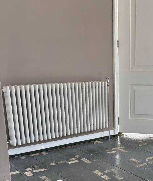 Design kolomradiator wit, Ophalen, Gebruikt