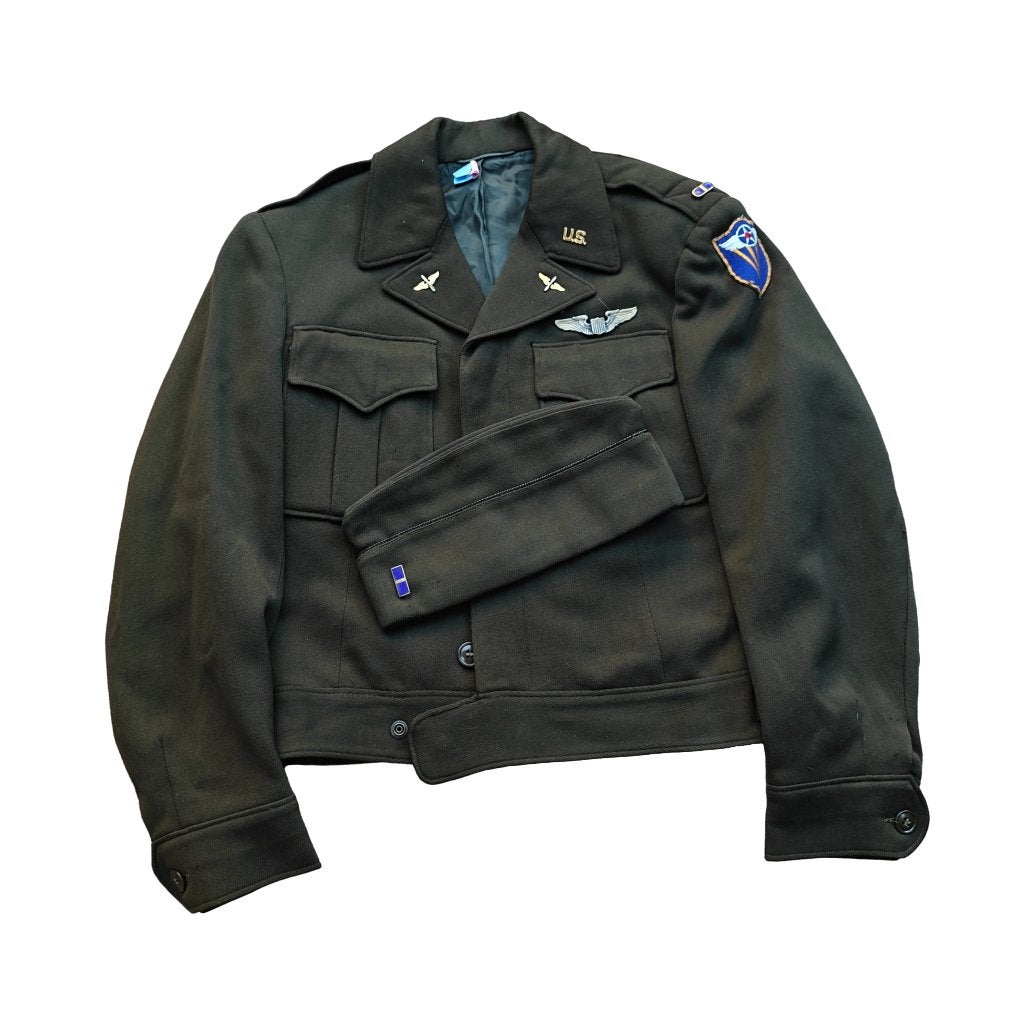 WWII USAAF Officers Uniform Set Named, Verzamelen, Militaria | Tweede Wereldoorlog, Ophalen of Verzenden, Luchtmacht, Amerika