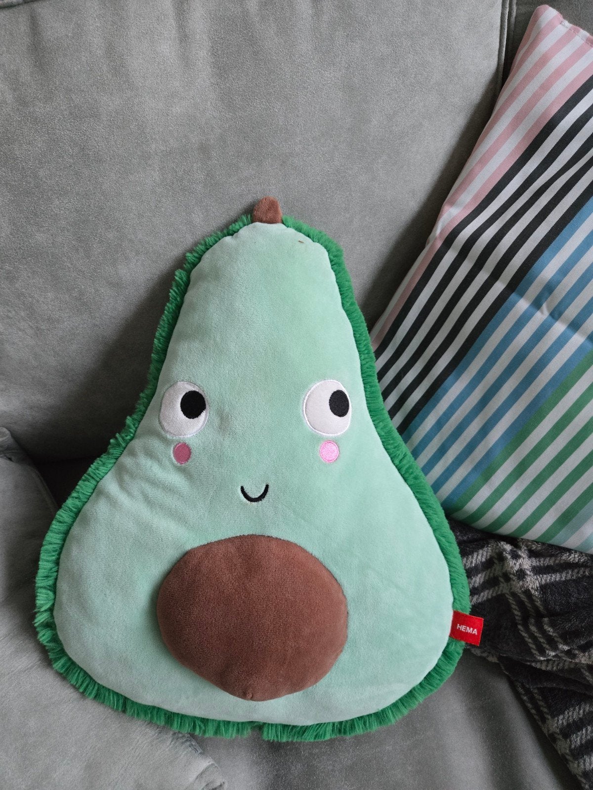 Leuke avocado knuffel van HEMA, Hema, Groen, Overige karakters, Overige typen