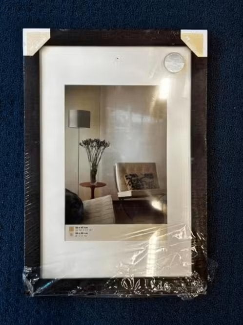ZGAN! Walther houten fotolijst walnoot 30x45 cm €13,99, Ophalen of Verzenden, Zo goed als nieuw