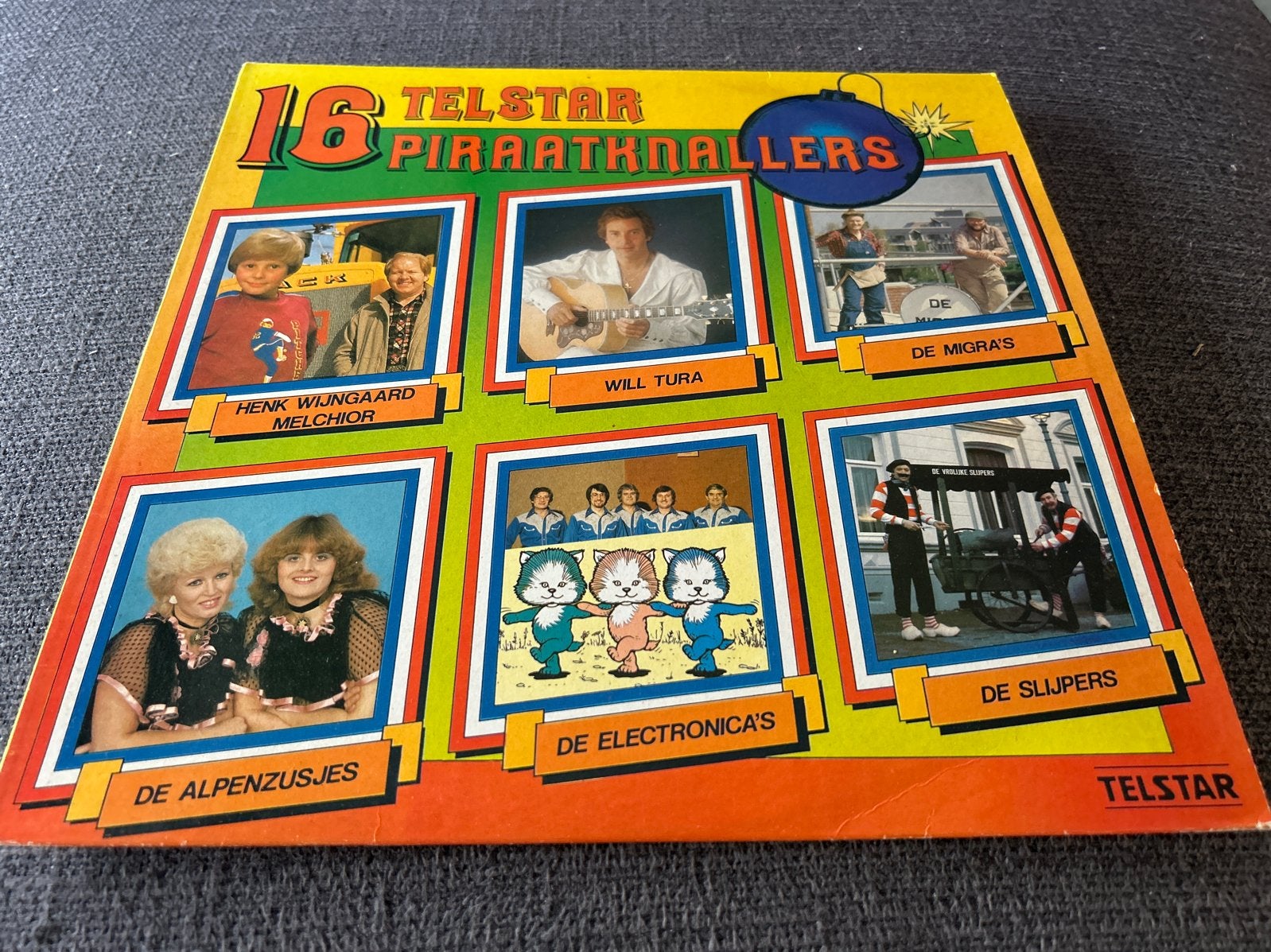 Lp 16 Telstar Piratenknallers met oa Will Tura, Duo Tak, LP, Gebruikt, Ophalen of Verzenden, Levenslied of Smartlap