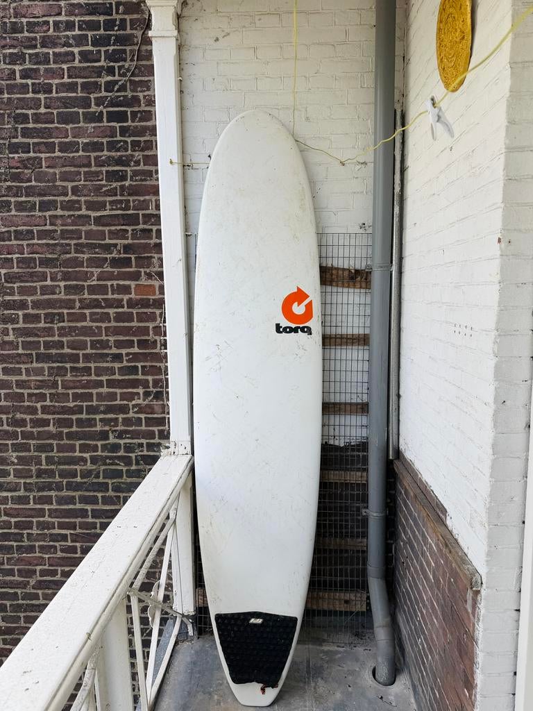 Torq surfplank 8.0 hardtop, Watersport en Boten, Ophalen, Zo goed als nieuw, Longboard, Met koord