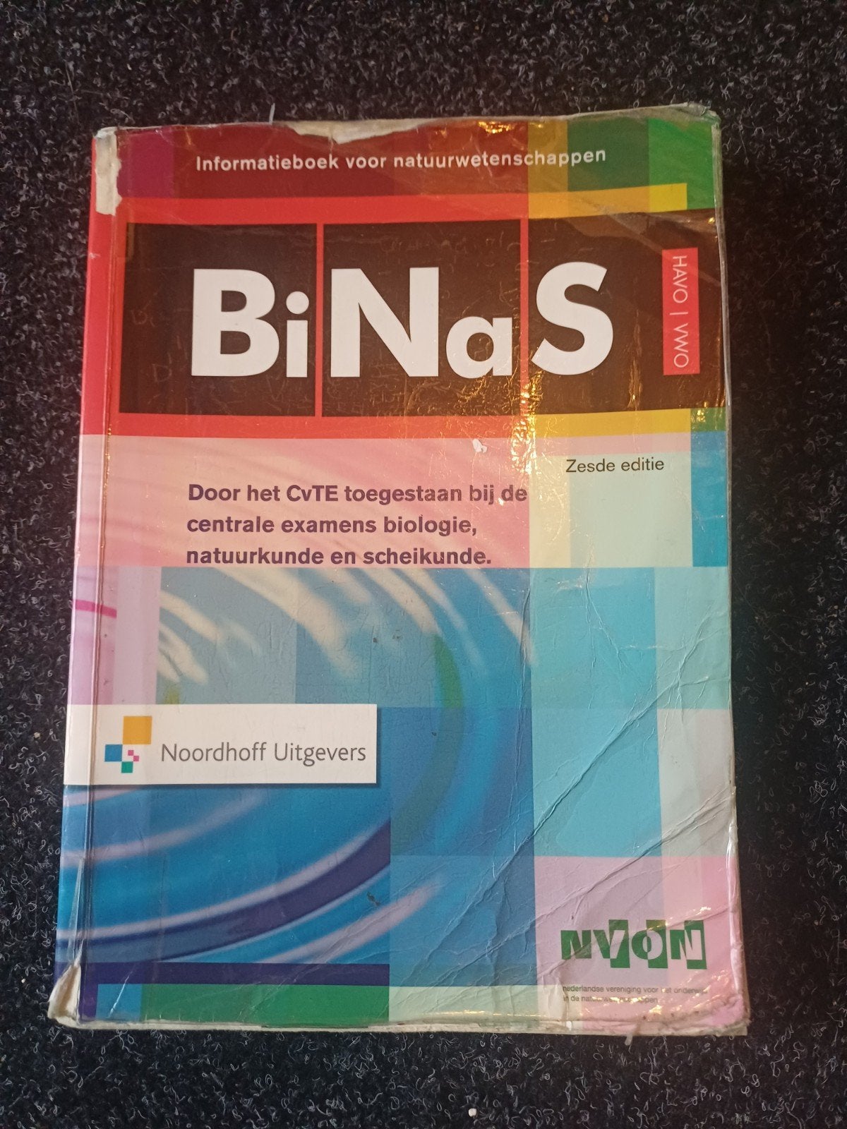 BiNaS HAVO/VWO Zesde editie - Informatieboek, Boeken, Gelezen, Ophalen of Verzenden, Noordhoff Uitgevers, Beta