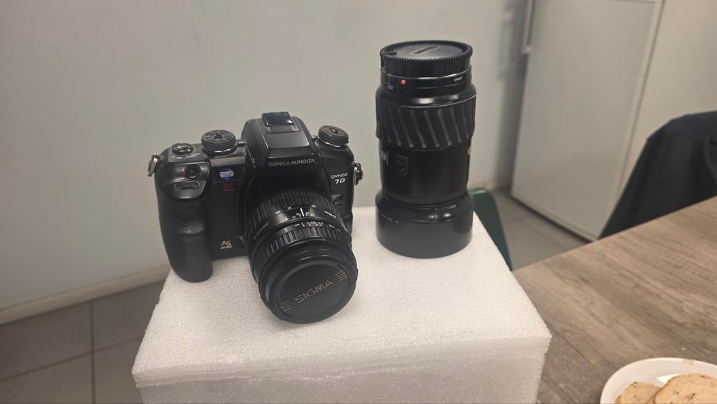 Konica Minolta Dynax 7D met 3 lenzen, Audio, Tv en Foto, Fotocamera's Digitaal, Minolta, 8 keer of meer, Ophalen of Verzenden