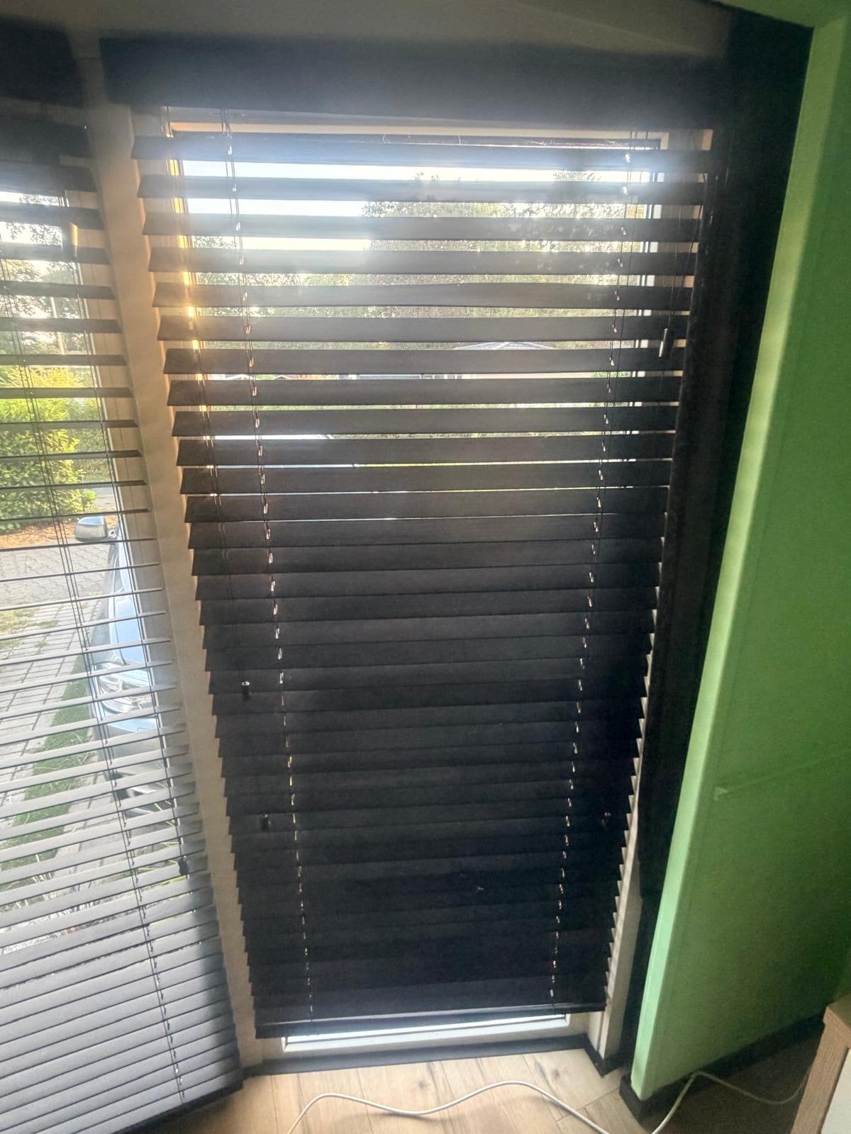3x Luxaflex Zwart 80x200cm - Stijlvolle Jaloezie, Huis en Inrichting, Ophalen, Jaloezie, Gebruikt, Zwart