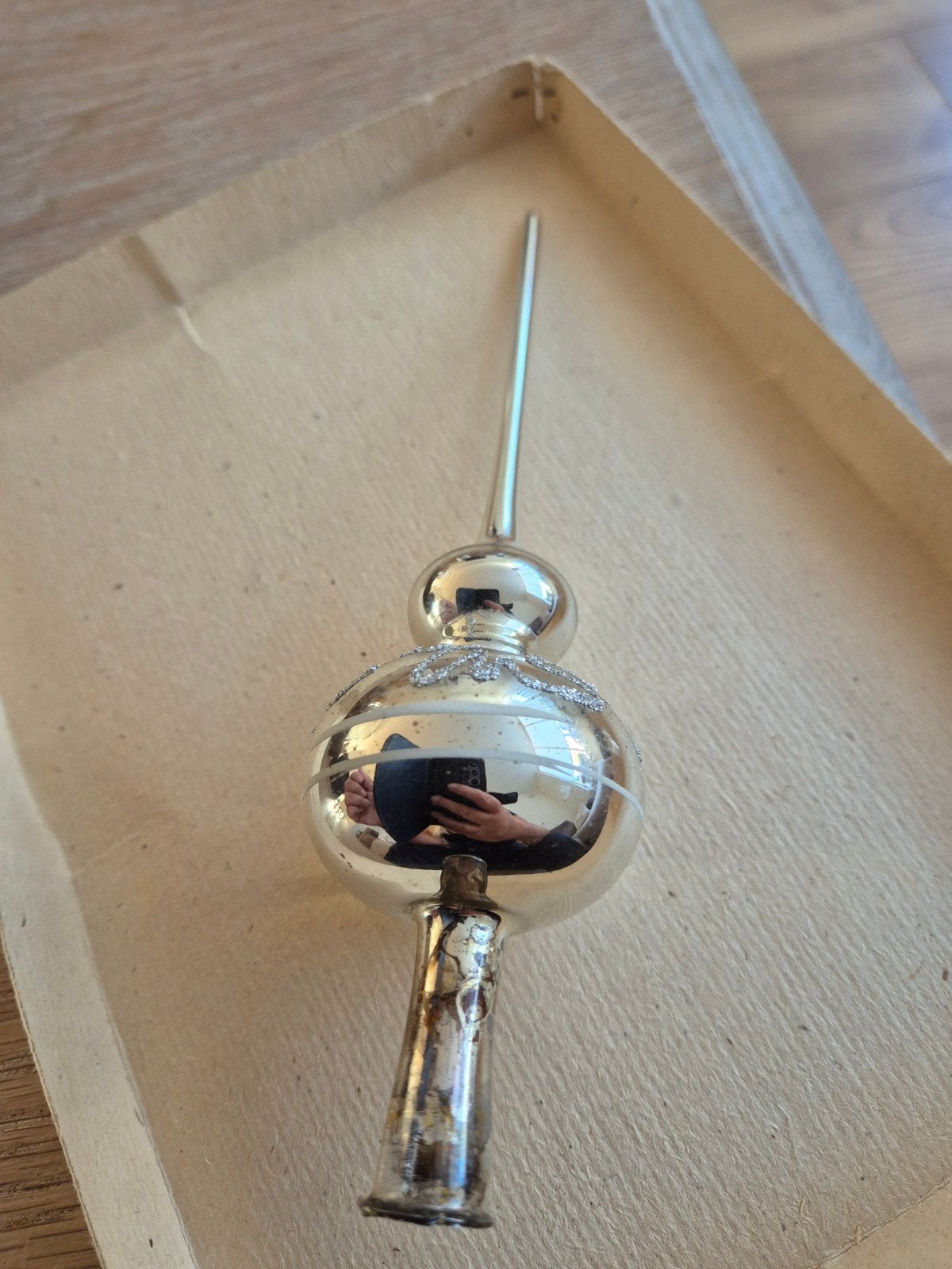 antieke ,vintage kerstboompiek, Ophalen of Verzenden