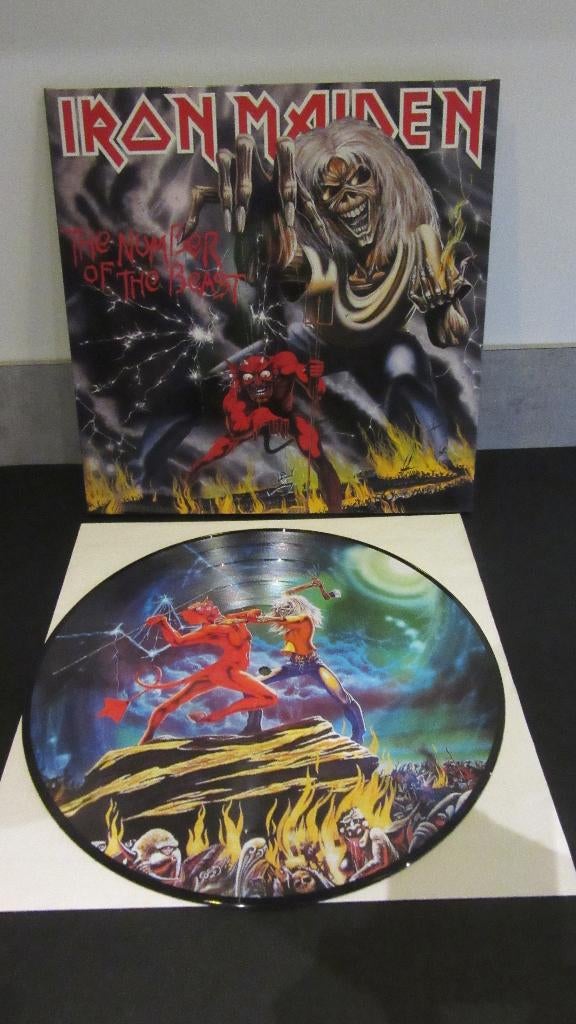 Iron Maiden - The Number of the Beast (LP Picture Disc), Ophalen of Verzenden, Zo goed als nieuw