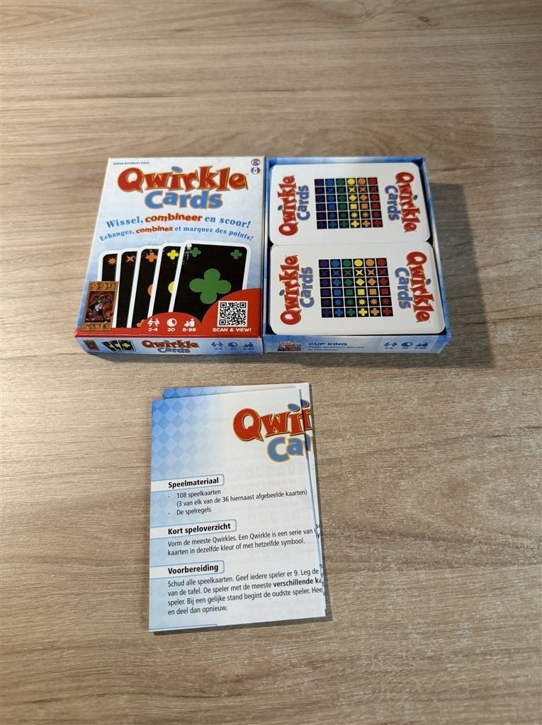 qwirkle cards - 999 games - s6524, Verzenden, Zo goed als nieuw
