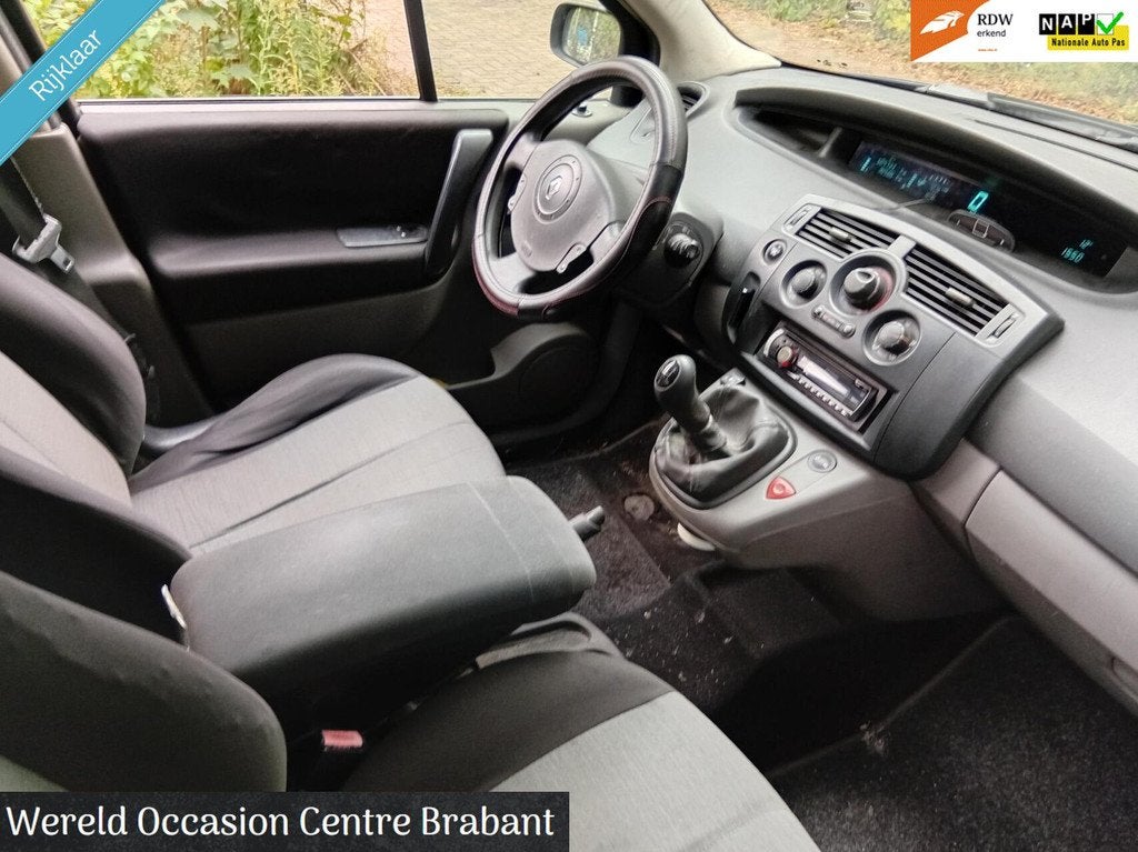 Renault Scenic 1.4 16V Expression lpg g3 apk 10 26, Auto's, Renault, Voorwielaandrijving, Gebruikt, 4 cilinders, Blauw