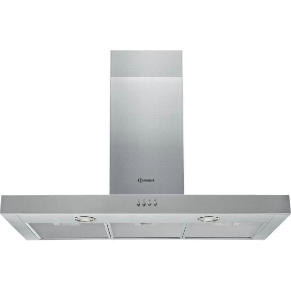 Indesit ISLK 90F - RVS Wandschouwkap, Ophalen, Wandschouwkap, Nieuw, Vrijstaand