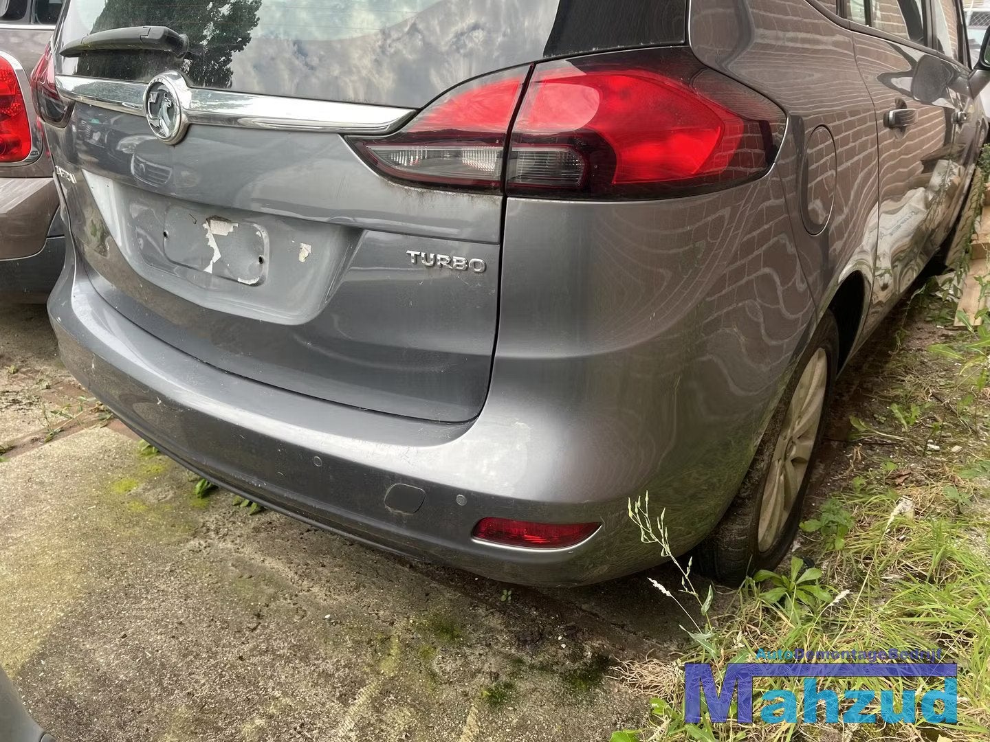 OPEL ZAFIRA C Grijs Z10B achterbumper 2012-2017, Gebruikt, Opel Automobile GmbH, Ophalen of Verzenden, Kontakt@opel-infoservice.de