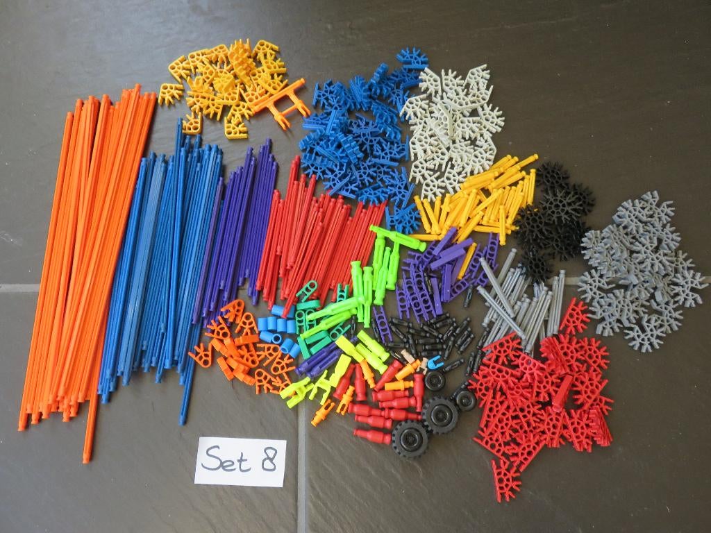 Micro Knex constructie set 8, 430 delig., Ophalen of Verzenden, Gebruikt, K'nex