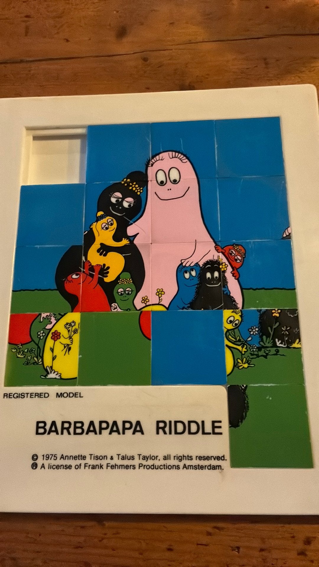 Barbapapa riddle 1975, Ophalen of Verzenden, Gebruikt
