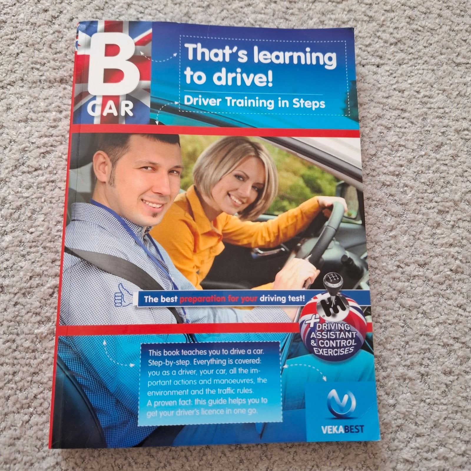 Vekabest Theorieboek Rijbewijs B - Engels & Pools, Ophalen of Verzenden, Zo goed als nieuw, Overige niveaus, Vekabest