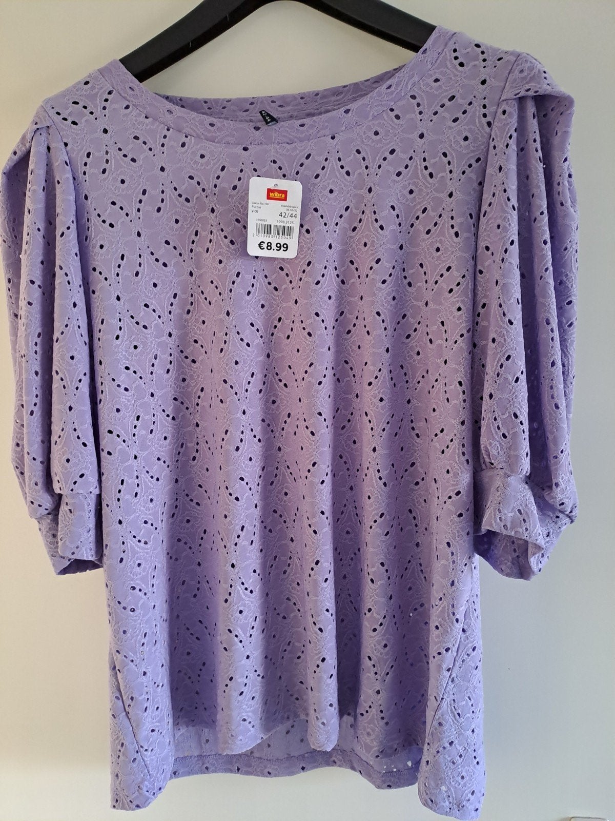 Nieuw lila shirt van Wibra in maat XL, Kleding | Dames, Paars, Maat 46/48 (XL) of groter, Nieuw, Ophalen of Verzenden