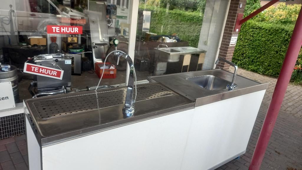 wasunit met spoelbak en kraan, Ophalen of Verzenden, Zo goed als nieuw