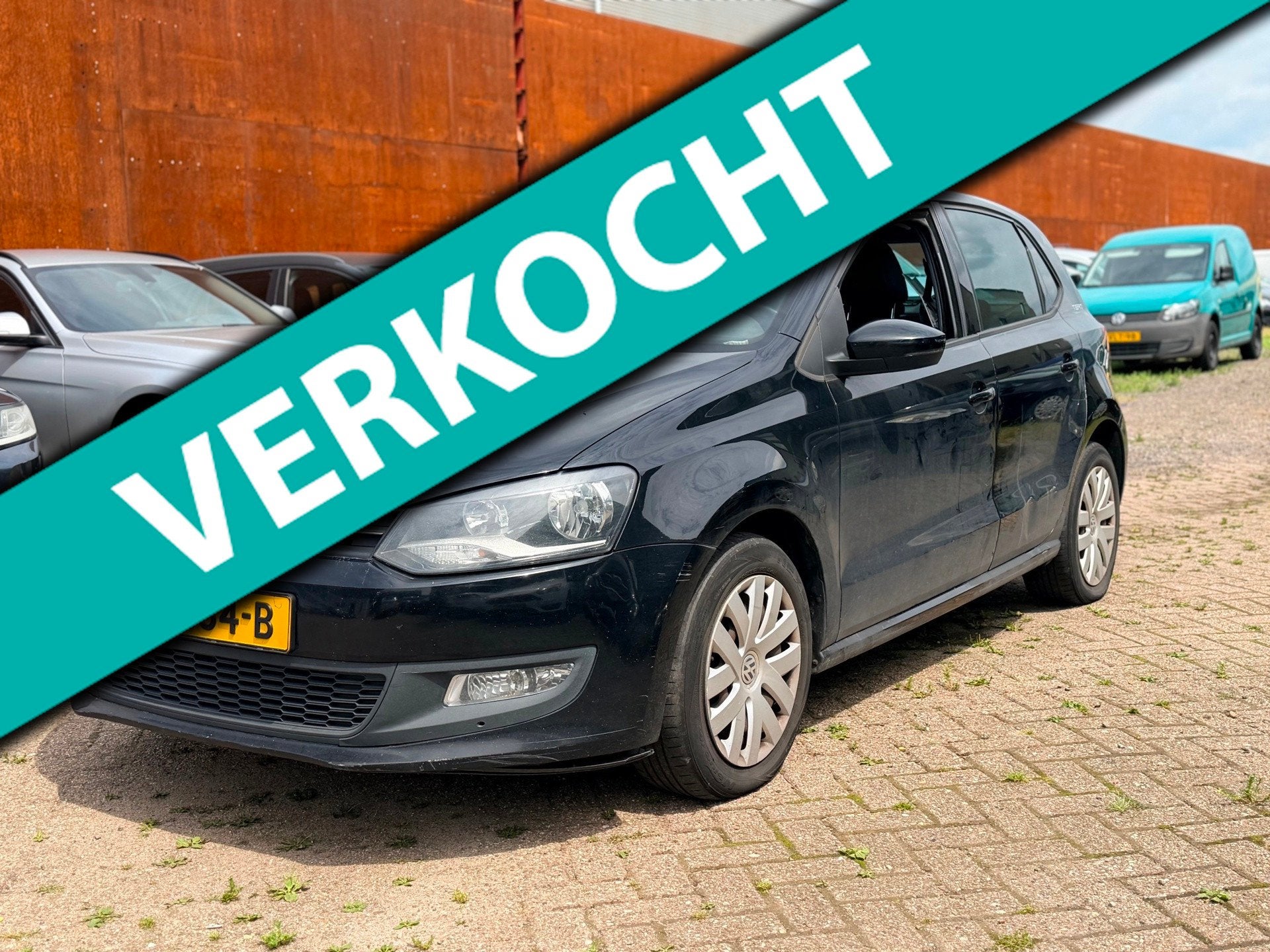 Volkswagen Polo 1.6 TDI Highline, Auto's, Voorwielaandrijving, Euro 5, Gebruikt, Zwart